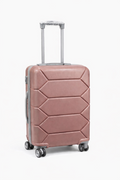Rose Gold Hardside Spinner Carry-On Suitcase