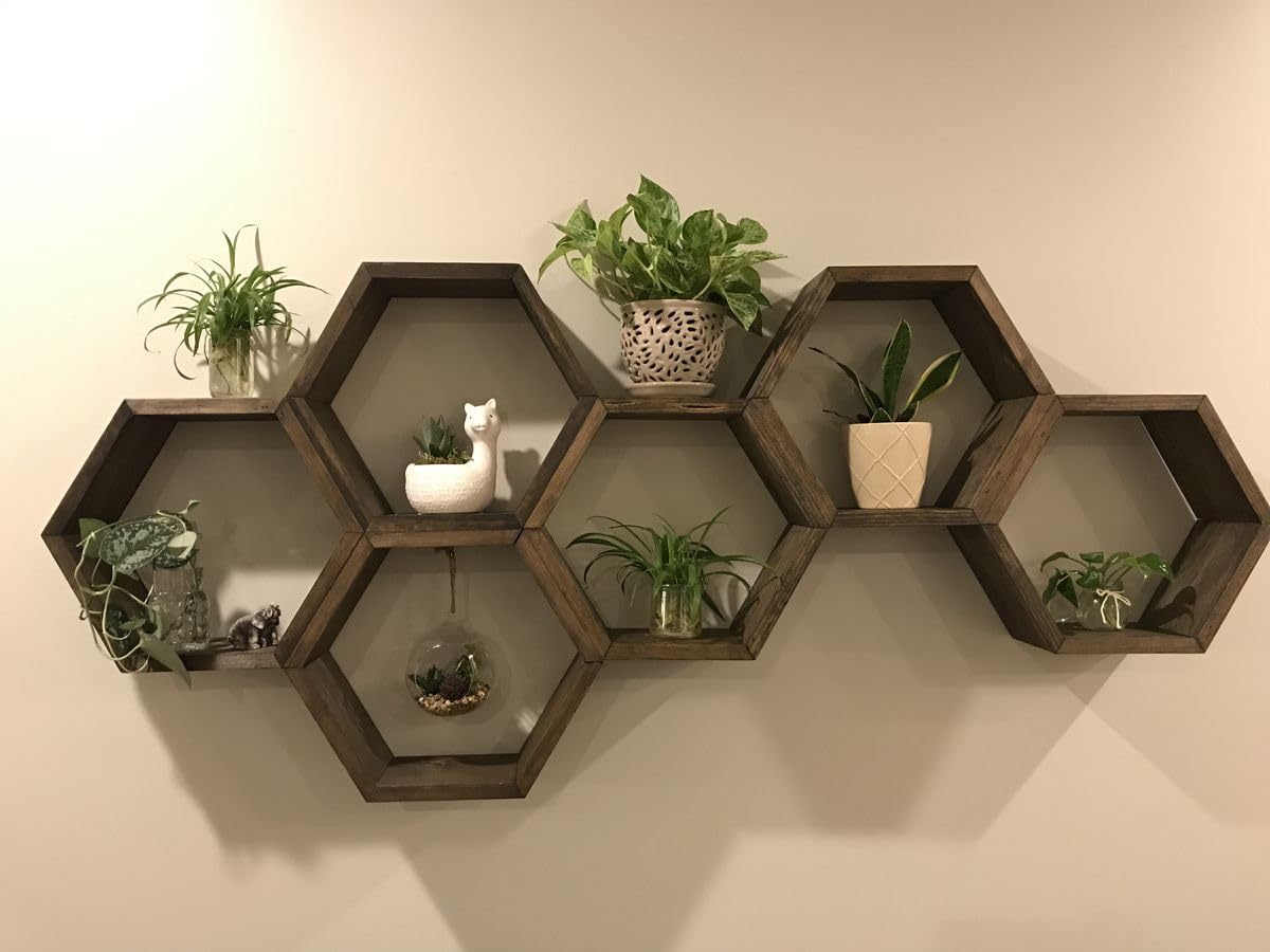 Multipurpose Wooden Wall Shelf