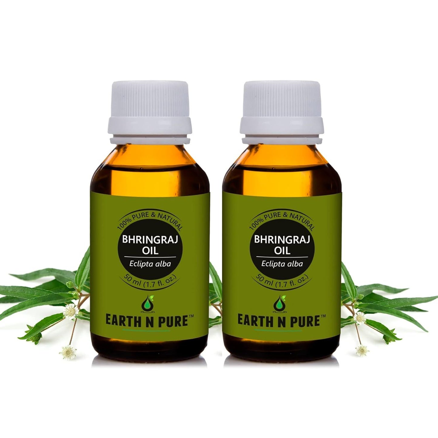 Pure Bhringraj Oil for Healthy Scalp, Hair Growth and Skin Care  pack