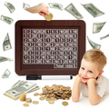 Kids Money Learning Chart – Educational Poster with Coins, Bills &