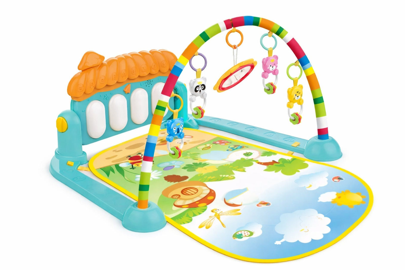Baby Activity Play Gym Mat with Toys