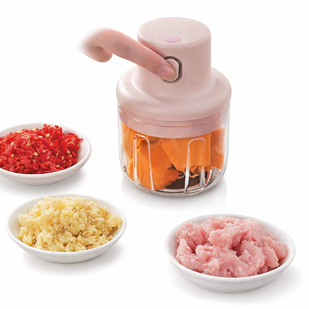 Mini Electric Food Chopper & Meat Grinder