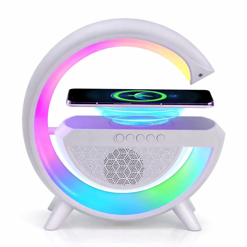 RGB Wireless Charger Speaker Lamp Clock