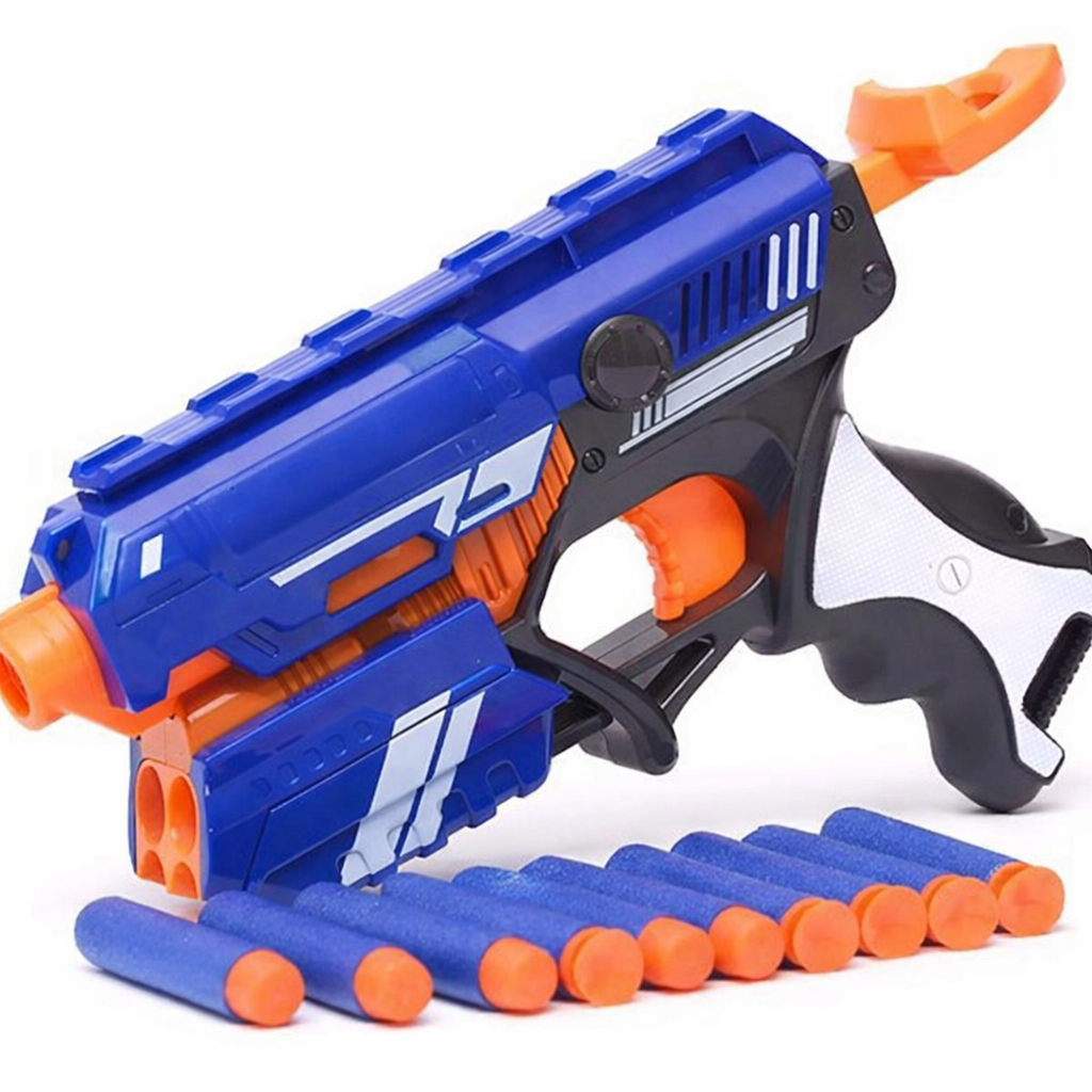 Soft Bullet Toy Blaster Gun with Foam Darts