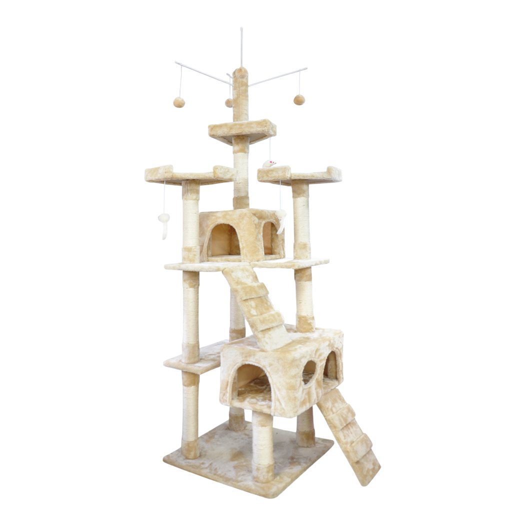 PaWz 2.1M Cat Scratching Post Tree Gym House Condo Furniture Scratcher