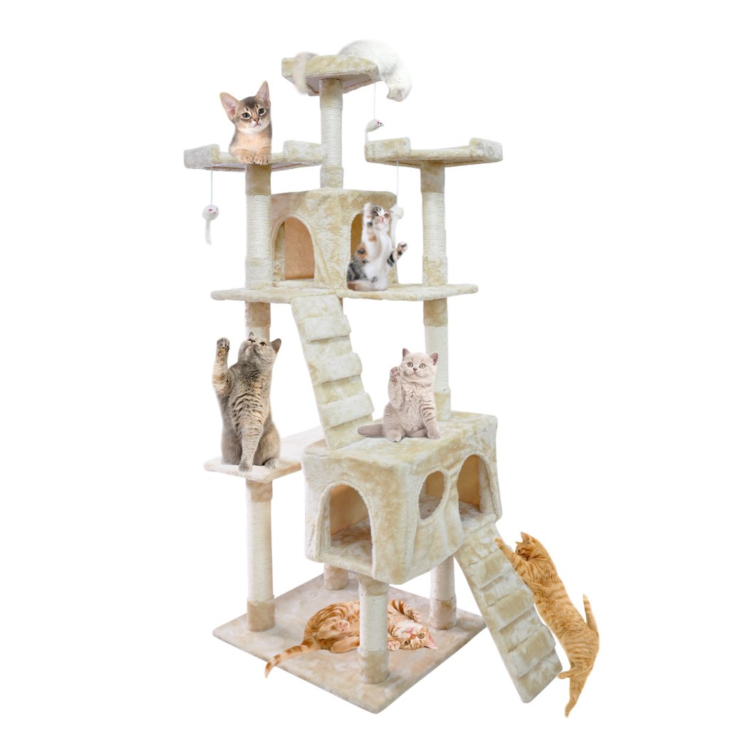 PaWz 1,8M Cat Scratching Post Tree Gym House Condo Furniture Scratcher