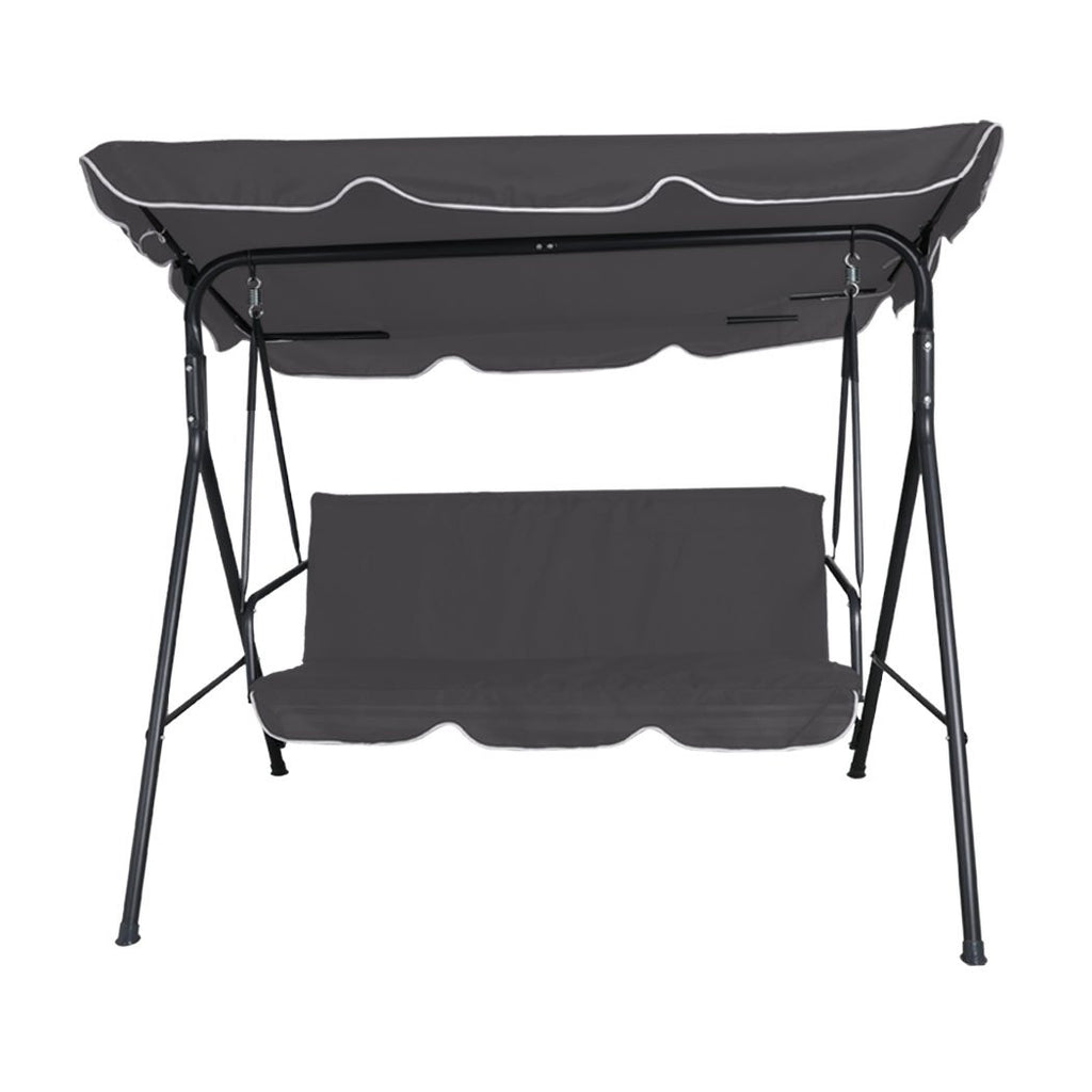 Swing Chair Hammock Outdoor Furniture Garden Canopy Cushion 3 Seater