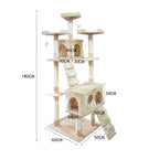 PaWz 1,8M Cat Scratching Post Tree Gym House Condo Furniture Scratcher
