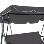Swing Chair Hammock Outdoor Furniture Garden Canopy Cushion 3 Seater