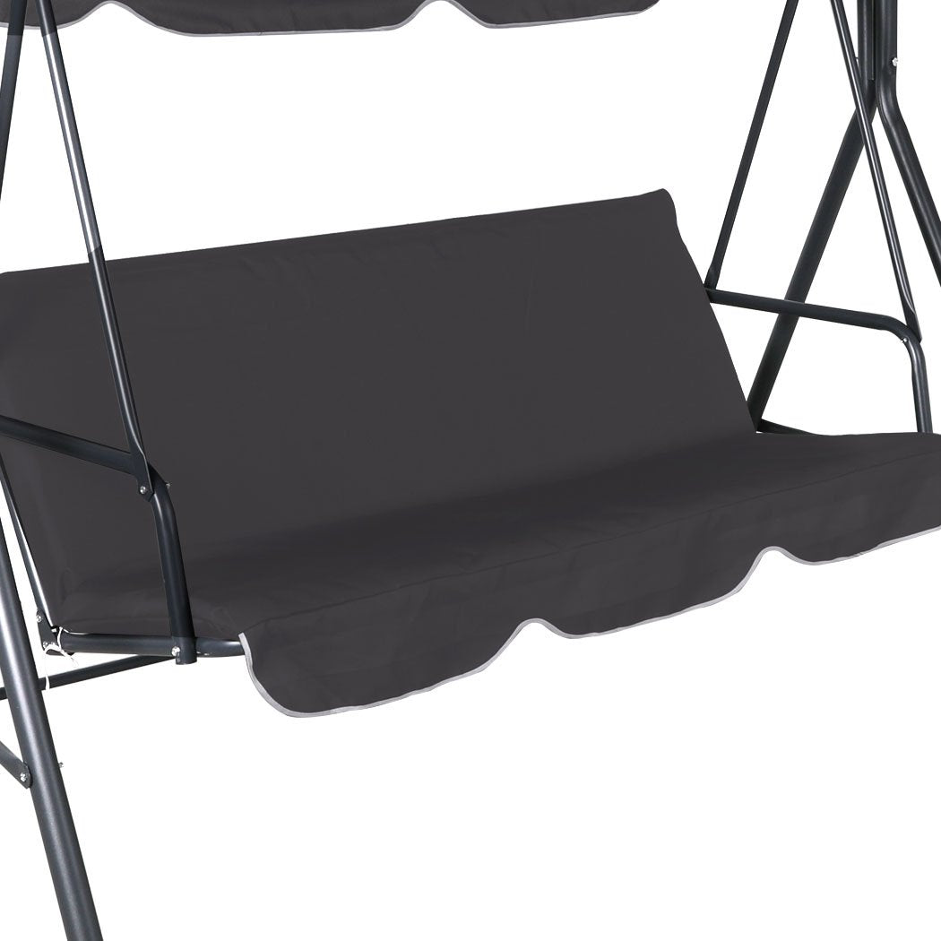 Swing Chair Hammock Outdoor Furniture Garden Canopy Cushion 3 Seater
