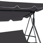 Swing Chair Hammock Outdoor Furniture Garden Canopy Cushion 3 Seater