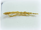Araucaria Leaf Earrings: Nature Lover Jewelry (Silver or Gold)