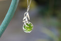 Pressed Leaf Necklace: Sterling Silver Araucaria - Botanical Jewelry