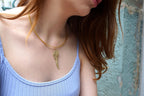 Fern Leaf Necklace: Electroformed Sterling Silver Nature Jewelry