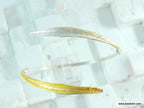 Real Olive Leaf Bracelet: Gold and Sterling Silver Nature Jewelry