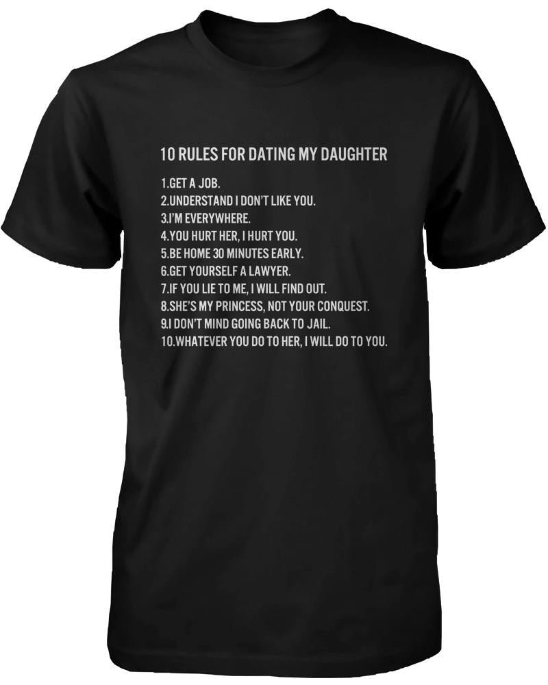 Men's Funny Graphic Statement Black T-shirt - This