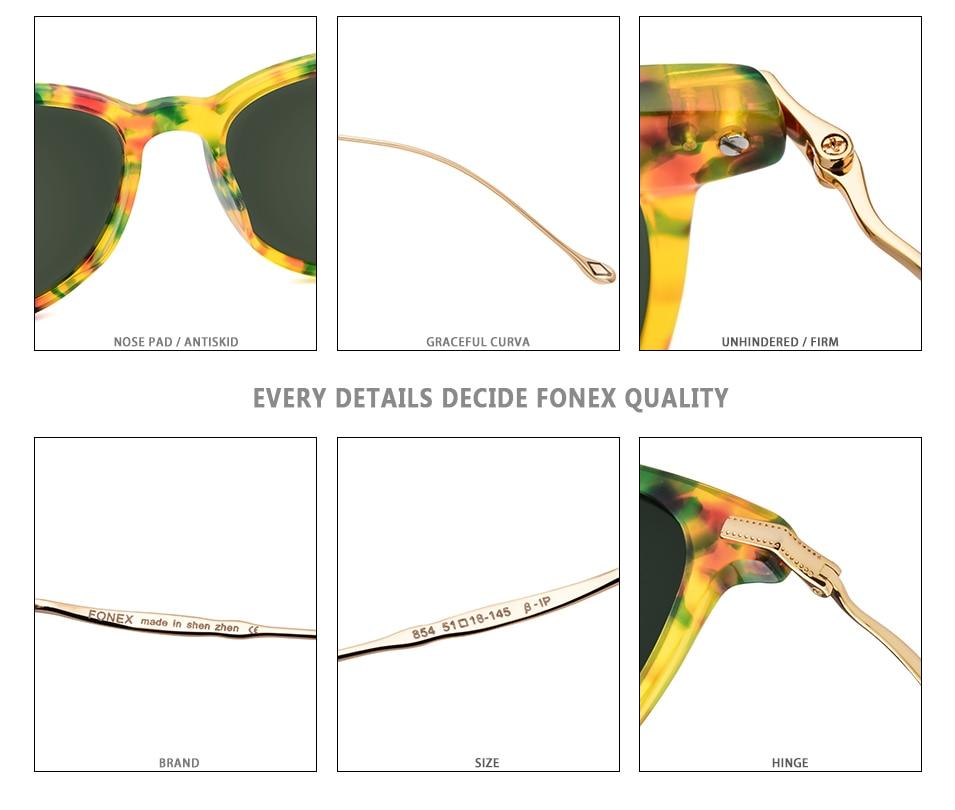 Titanium Acetate Polarized Sunglasses Men New Fashion Brand Designer