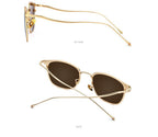 Pure Titanium Sunglasses Men New Fashion Retro Vintage Square High