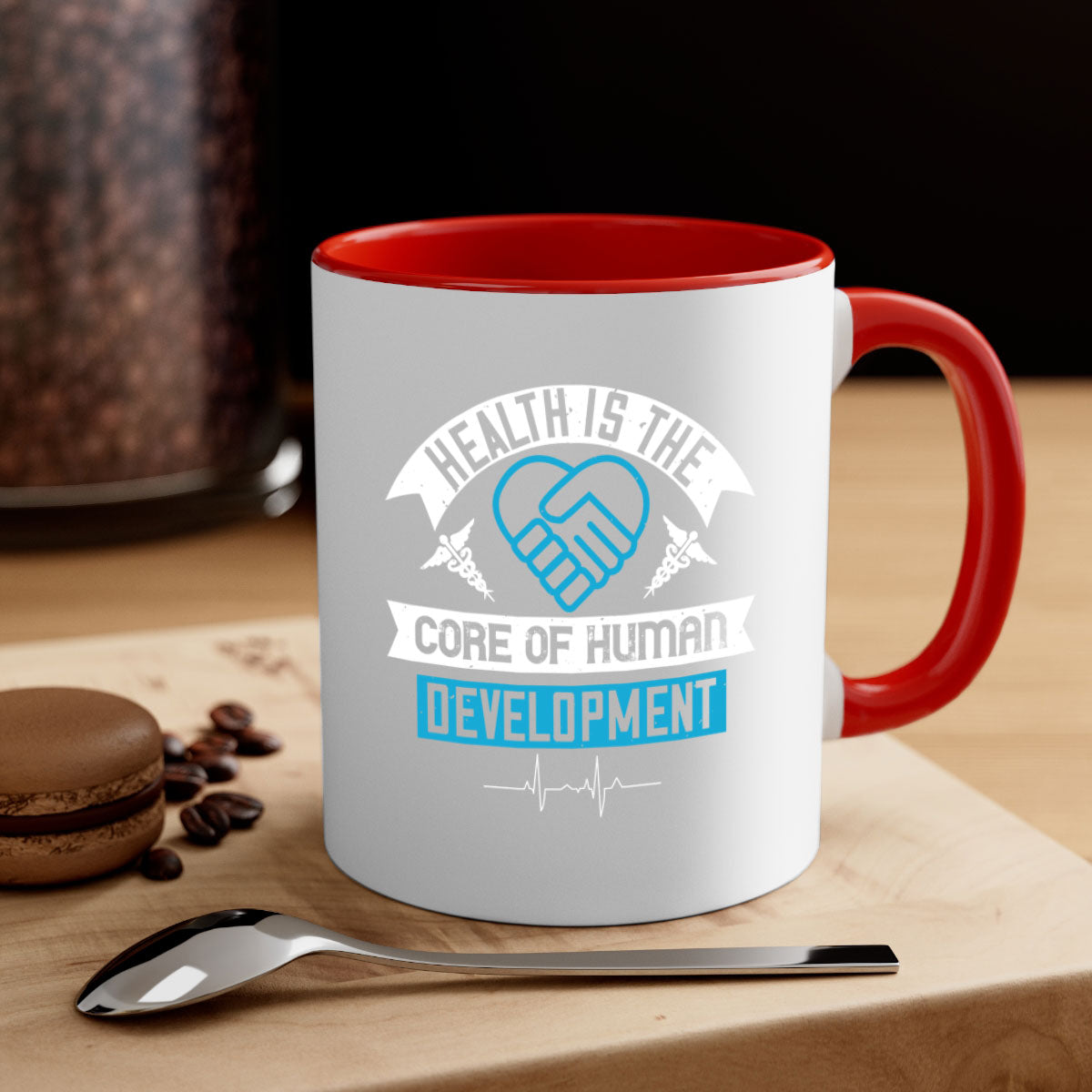 Health is the core of human development Style 41#- World Health-Mug /
