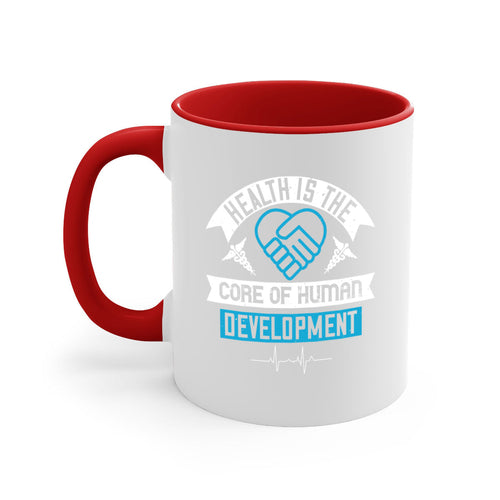 Health is the core of human development Style 41#- World Health-Mug /