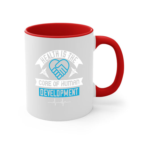 Health is the core of human development Style 41#- World Health-Mug /