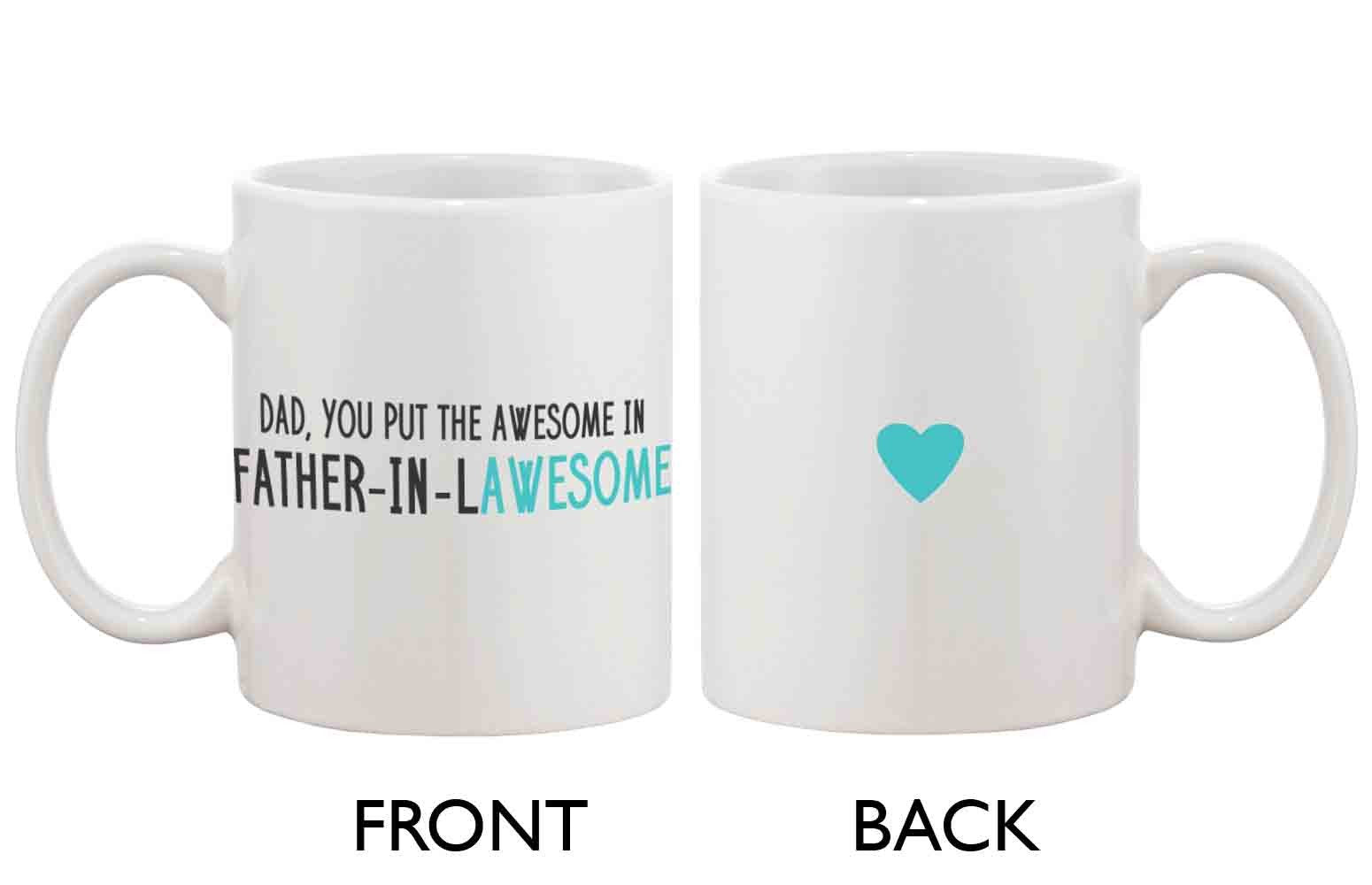 Funny Coffee Mug for Dad - Father-In-Lawesome,