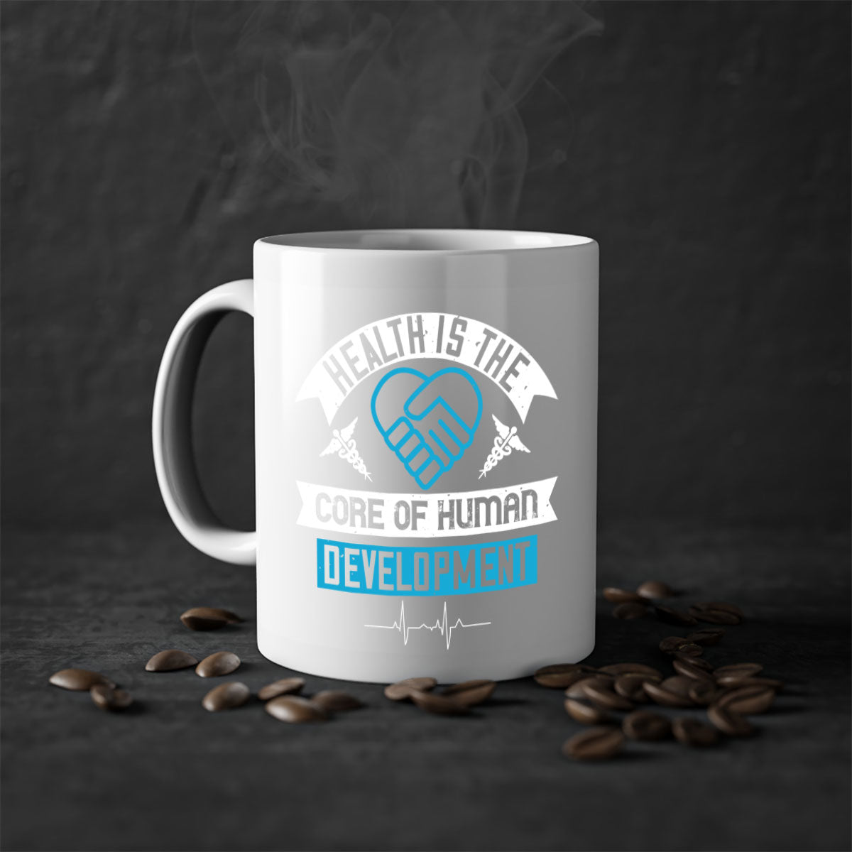 Health is the core of human development Style 41#- World Health-Mug /