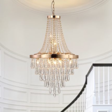 (Same as W1340102274/L5004) Gold Crystal Chandeliers,Large